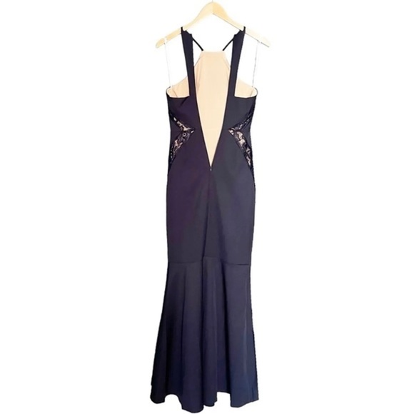 LULUS GIAVANNA NAVY BLUE LACE MERMAID MAXI DRESS - Picture 7 of 7